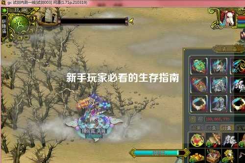 新手玩家必看的生存指南